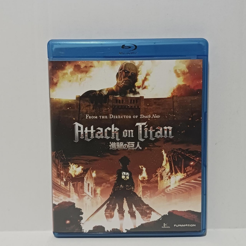 Blu Ray Funimation Attack on Titan Part 1 Disc